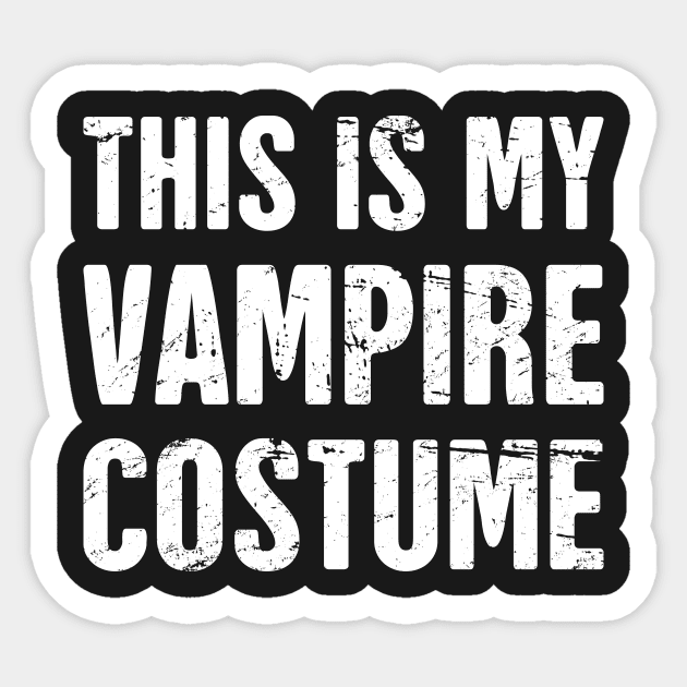 This Is My Vampire Costume | Halloween Costume Party Sticker by MeatMan